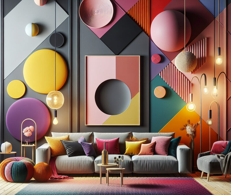 Colori da sogno: abbinamenti audaci per il living