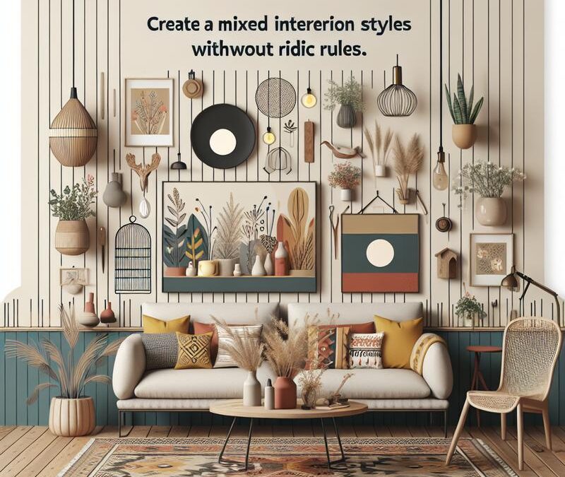 Stili d’arredo mixati: come creare armonia senza regole rigide