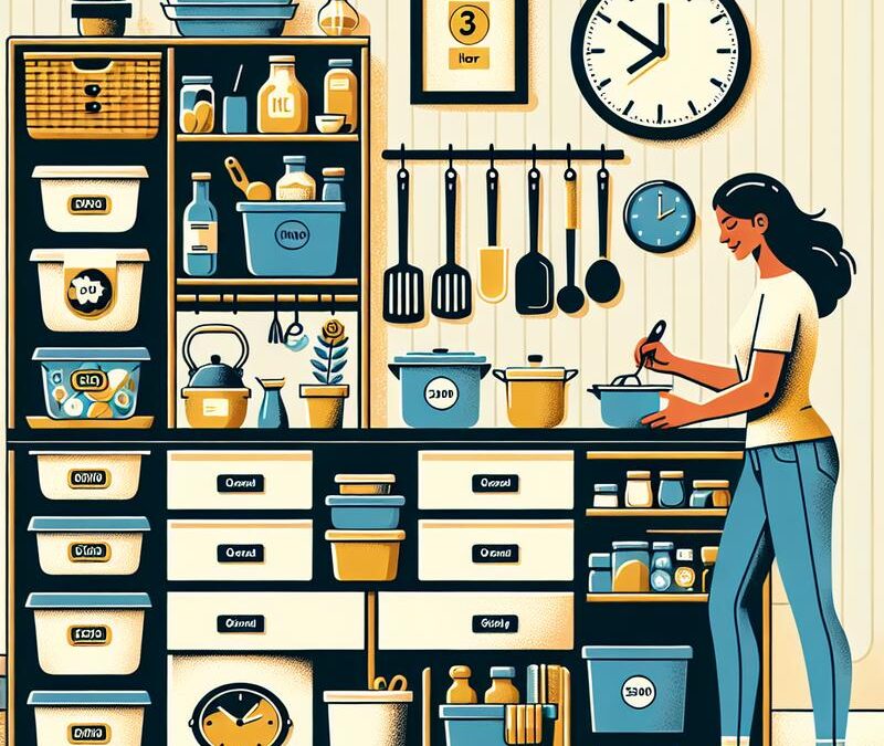 Sistema la cucina in 3 ore: guida organizzazione pratica
