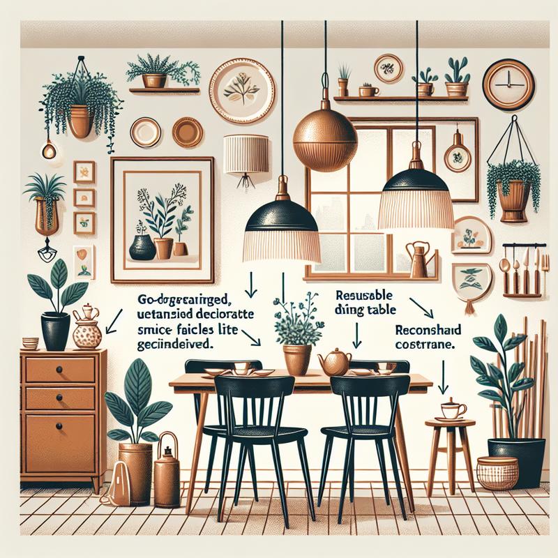 Zona pranzo: idee low cost per personalizzarla