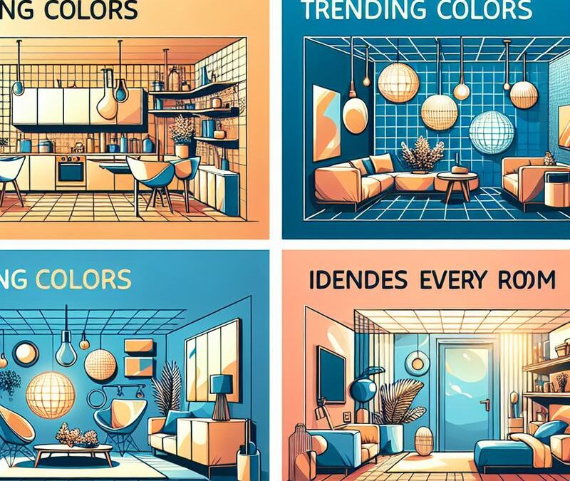 Colori di tendenza nel 2025: idee per ogni stanza