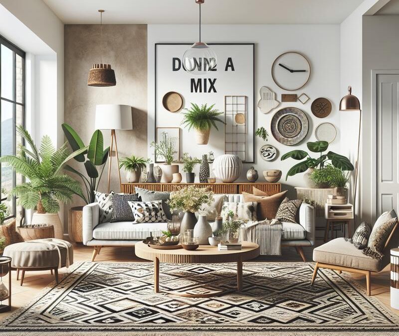 Mix di stili: arredare casa senza sembrare disordinati