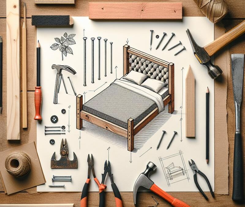 Costruire una testiera letto originale con materiali semplici