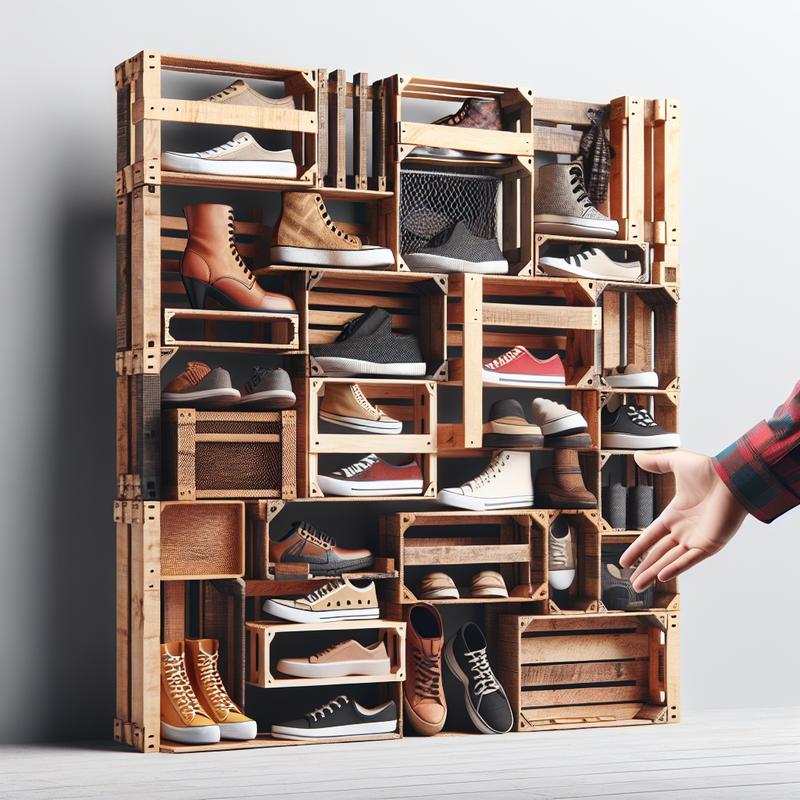 Costruire una scarpiera su misura con riciclo creativo